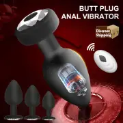 Thrusting Vibrator Toy Stimulator Pleasure Prostate 10 Speed Anal Butt Plug