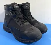 NEW 6.5 M GALLS MENS G-TAC ATHLETIC 6" SIDE ZIP WATERPROOF BOOTS FX282 BLACK 6.5
