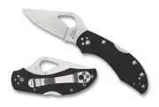 Byrd Robin 2 Folding Knife BY10GP2 2.4" Plain Edge Blade Black G-10 Handle