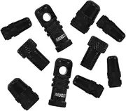 PAMINGONO 1 Set Aluminum Alloy Bicycle Valve Stem Caps Dustproof Tire Air Caps for Various Valve Types Debris Prevention Elegant Design for Road and Mountain Bikes