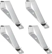 Ladash Garage Door Remote Visor Clip, Pack of 4 Remote Visor Clips Replacement for Garage Door Remote Openers(Silver)