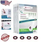 Premium Full XL Waterproof Mattress Protector – Bug & Allergy Proof Encasement