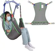 EZ Assistive Universal Full Body Patient Lift Sling for Patient Lift or Transfer, Lift Sling with Mesh Fabric Suitable for Bedridden,Elderly or Disabled to Bathing (Large (Pack of 1)