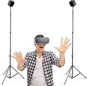 Skywin-VR Tripod Stand, HTC Vive Base Station Compatible Sensor Stand and Base Station Mount for Vive Sensors or Oculus Rift Constellation (2 Stands)