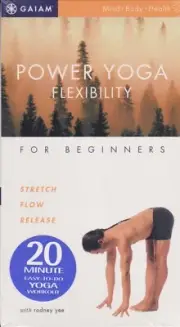 "POWER YOGA: FLEXIBILITY FOR BEGINNERS" FACTORY SEALED VHS TAPE 1999 RODNEY YEE