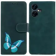 For Tecno Pova Neo 3 4g Butterfly Printing Flip Stand Wallet Case Anti-scratch Leather Phone Cover