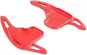 For BMW 1-7 Series For F10 F18 For F30 F35 F34 F22 F32 F07 F48 For X1 For X2 For X4 For X5 For X6 Steering Wheel Shift Paddle Extended ABS Trim(Fiber Red)