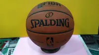 在飛比找Yahoo!奇摩拍賣優惠-斯伯丁SPALDING NBA真皮比賽用球 NBA專用球 室