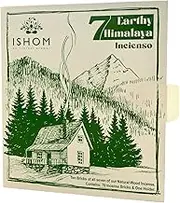 Crystalo - Ishom 7 Earthy Himalayan Incense Incienso - Pinon, Cedar, Juniper, Hickory, Alder, Mesquite, Fir Balsam with Holder
