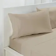 225TC Polyester Cotton Single Sheet Set Sesame