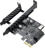 PCI-E 1X to USB 3.2 GEN1 5Gbps 20Pin Front Panel Header To Type-C Front Panel