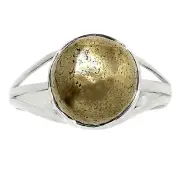 Premium Quality Apache Gold Healer's Gold 925 Silver Ring s.11 Jewelry R-1003