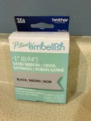 Brother P-Touch Embellish Tape Satin Ribbon -(0.94”)