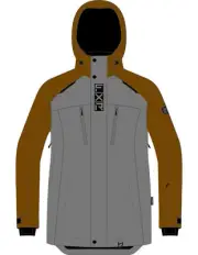 FXR Aerial 24 Womens Snow Jacket Gray/Copper