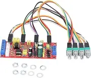 NE5532 Preamplifier Volume Control Board Power Amplifier Module with Treble Midrange Bass Tones Controls for Audio Enthusiasts and DIY Projects