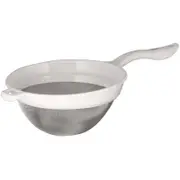Avanti 15.5cm Stainless Steel Strainer w/ Plastic Frame/Handle - White