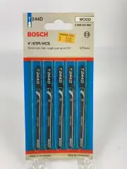 Bosch Jigsaw Blades Model T244D Package of 5 Blades NOS Original Package