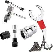 Bike Tool Kits | Integrated Road Bike Repair Kit Multi-Functional,Portable Maintenance Tool Set Fixed And Tail Hook Wrench For Tire Changing