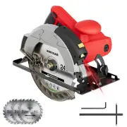 1500W 5500RPM Corded Circular Saw with 7-1/4'' Saw Blade for Wood and Log D9F9
