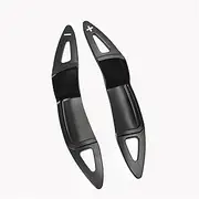 Car steering wheel shift paddles For M&ini Roadster R60 R61 R55 R56 R57 R58 R59 LCI Coupe Paceman Clubman C&ooper S JCW Car Shifter Styling Accessories Extension Shifters Sticker 2pcs HTEOPOEKFR(Black