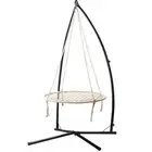 Hammock Chair Nest Web Outdoor Swing with Steel Stand 100cm Relaxing Garde EAM-X