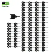 New 100Pcs Screw In Electric Fence Insulators+1pcs Insulator Socket Tool Adaptor