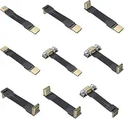 ADT-Link HDMI 2.1 Type-A Male to Type-A Female Flat Cable for FPV Aerial Photography Gopro Camera (15cm, A6-A8T(Male-Female))