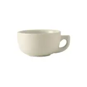 Tuxton China Inc DuraTux 14 oz American White/Eggshell Cappuccino Cup - 2 Doz