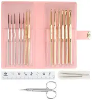 Tulip Classic 4 Crochet/Lace Needle 18 Piece Set TCK-004