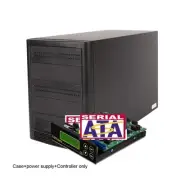Barebone SATA CD DVD Duplicator Copystars 1-5 Blu Ray 7 Bay case +controller