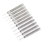 Watch Band Pin Punch 0.7/0.8mm Dia Watch Straps Link Pin Remover Tool 10 Pcs