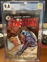 CROSSFIRE 12 CGC 9.4 White Pg ECLIPSE DAVE STEVENS COVER ART MARILYN MONROE 1985