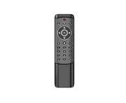 MT1 2.4G Wireless Backlit Gyroscope Voice Control Airmouse IR Learning for Mac OS Windows Android Linux - Black