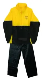 CALCUTTA Two Piece PVC Rain Suit Unisex Size Small NEW