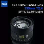 Meike FF Prime 135mm T2.4 Full Frame Cine Lens for Sony E Canon EF/RF PL/L Mount