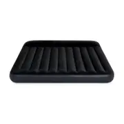 Intex Dura-Beam Classic Inflatable King Airbed w/ Pillow Rest - Black