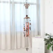 GGP Vintage Turtles Wind Chime 95Cm Length, Antique Bronze Finish, Charming Outdoor Decor