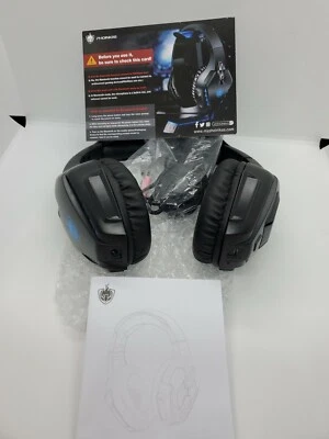 Phoinikas Q10 Black Bluetooth Gaming Headset With Removable Microphone