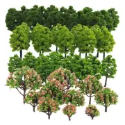 Train Model Trees Garden Buildings Layout Diorama High quality Sell well Unique