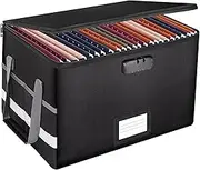 Cabinet Safes Fireproof Document Box Office Large Capacity Waterproof Safe Case Zipper Document Bag for Valuables Storage Electronic Safe(A)