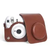 For Instax Mini 12 Case Camera Bag PU Leather Camera Case With Shoulder Strap CR