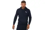 Puma Mens Essentials Small Logo Hoodie (Navy) - UTGT1954