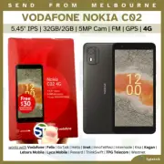 NEW Vodafone Nokia C02 4G Android Phone VoLTE OK 5.45 inch 32GB/2GB 5MP FM Radio