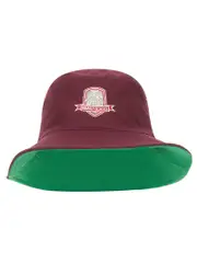 Maroon / Green Reversible Bucket Hat