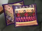 16"-2 ETHNIC SEQUIN KUNDAN THROW CUSHION FLOOR PILLOW COVERS FESTIVE SEASON GIFT