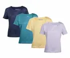 Ladies Womens Short Sleeve Blouse Shirt Top Plus Size Work Office Smart Casual