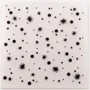 Merry Christmas Snowflake Snowfall Background Plastic Embossing Folders for Card