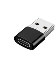 Fast OTG USB C 3.0 Type A Male to USB C 3.1 Type C Female Adapter Converter, Durable Aluminum, for Data Sync & Charging, Compatible with Laptops