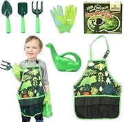 Childrens Gardening Set - Kids Gardening Set - Kids Gardening Tools - Children's Garden Tools - Kids Garden Tools - Kids Garden Set - Gardening For Kids - Childs Gardening Set - Dinosaur edition