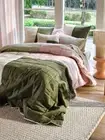Linen House Nimes Patchwork Coverlet (Rose) 240x260cm